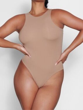 Skims High Neck Bodysuit NWT